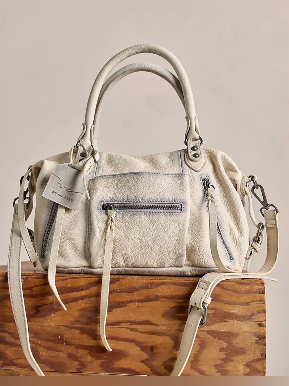 FREE PEOPLE Baby Emerson Bag in Salt